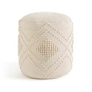 เบาะนั่งทรงกลมทอมือทันสมัย - ของตกแต่งอเนกประสงค์ที่มีสไตล์ ผลิตจากเส้นด้ายฝ้ายคุณภาพสูง - Product Image 3