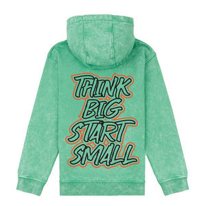 Sweat-shirts à capuche personnalisés en denim délavé pour adultes, tendance de la mode, vêtements de rue tendance, sweat-shirts pour hommes adultes - Product Image 2