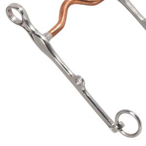 Boca de caballo Vástagos largos de acero inoxidable Equitación Plata occidental Punteada/Boca de cobre de alta calidad Equitación Plata Punteada - Product Image 6