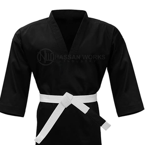 OEM Vente chaude Uniforme de Taekwondo à manches longues 100% coton respirant à séchage rapide personnalisable Arts martiaux Vente en gros - Product Image 2
