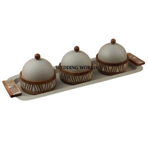 Cuenco de Chocolate de acero inoxidable Chapado en plata Cuenco dulce de mesa de alta calidad Cuenco de Chocolate decorativo de mesa más vendido - Product Image 4