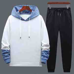 Survêtement de sport décontracté pour hommes tenue d'automne ensemble de sport à manches longues pour hommes survêtement de haute qualité - Product Image 4