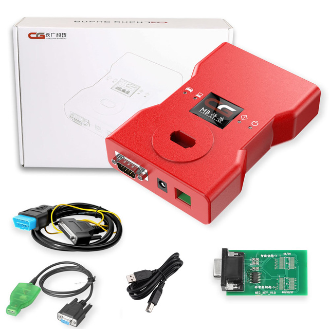 EU/US Free Ship CGDI Prog MB Benz Car Key Programmer with 1 Free Token Life Time Supports All Mercedes to FBS3