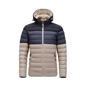 Abrigo de lona acolchado de invierno ajustado con logotipo personalizado para hombre, chaqueta de abrigo informal colorida con forro de poliéster suave y transpirable - Product Image 4