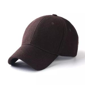Gorra de lana de invierno para hombre de alta calidad, gorra de béisbol de Cachemira, gorra de lana - Product Image 1