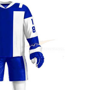 Uniforme de hockey sobre hielo personalizado de nuevo diseño, Jersey deportivo profesional al por mayor, ropa de entrenamiento, sublimación directa de fábrica - Product Image 3