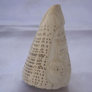 Conus Shell Sculpture Shiva Ornement SEASHELL BIJOUX Seashell sculpture Motif Shiva Dieu Sculpture - Product Image 3