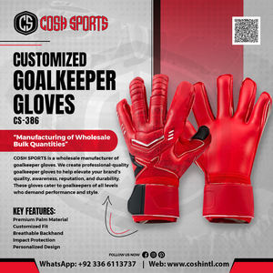 Gants de gardien de but professionnels bleu électrique avec paume en latex à coupe négative et design antidérapant au dos pour joueur de football d'élite - Product Image 6