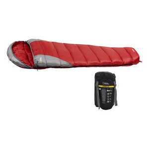 Sacco a Pelo Nat Geo Stream SNG209R da -13°C a +6°C Rosso Carminio con Grigio - Product Image 3