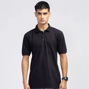 Polos personalizados de algodón orgánico para hombre 100% con logotipo bordado, camiseta suave de verano, ropa informal transpirable de alta calidad - Product Image 6