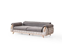 Ensemble canapé-lit inclinable moderne de luxe pour la maison, le bureau, l'appartement, l'hôtel ou la villa pour le salon