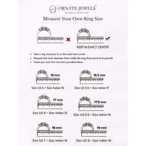 Elegante Anillo Solitario con Diamante Americano de 0.5 Quilates, Diseño de Flor, Colección Exquisita SRB0115A-11, Tallas 10-16 - Product Image 6