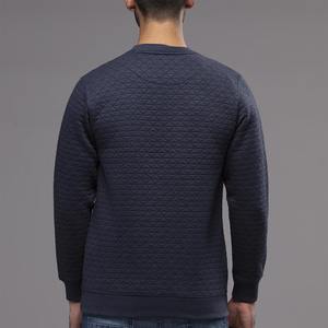 Sudadera con capucha de hombre con impresión de logotipo personalizado de alta calidad Sudadera de lana con cremallera lisa en blanco con diseño en relieve 3D y logotipo bordado - Product Image 4