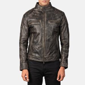 Veste en cuir bomber personnalisée de haute qualité, coupe-vent, meilleur prix, vêtements d'hiver fins, veste en cuir personnalisée tendance par RSW - Product Image 2
