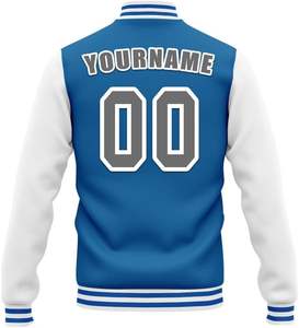 Chaquetas universitarias personalizadas al por mayor con nombre y número, sublimación y bordado para escuelas y clubes - Product Image 4