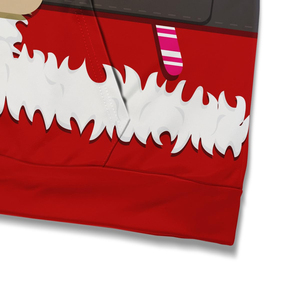 Sweat-shirt à capuche de Noël, polaire confortable d'hiver, pull décontracté à imprimé pour hommes et adolescents, cadeau tendance, style cool, Noël, joie - Product Image 5