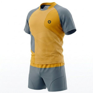 Conjunto de Uniforme de Rugby Premium, Tela Resistente, Ajuste Cómodo, Diseño Transpirable, Ideal para Partidos de Equipo y Entrenamientos - Product Image 3