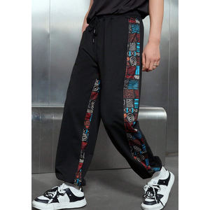 กางเกงวอร์มผ้าฟลีซสำหรับผู้ชายกางเกงวิ่งผ้าคอตตอน - Product Image 1