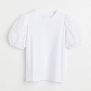 Camiseta Casual de Manga Corta para Mujer, Corte Regular, Servicio OEM Personalizado, Tela de Algodón, Secado Rápido, Transpirable, Estampado Veraniego, Superventas - Product Image 1