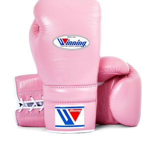 Pink Red Customizable High Quality <b>Moisture</b> Wicking Hook Loop Closure Boxing <b>Gloves</b> Genuine/Artificial Leather Wholesale Price - Product Image 3