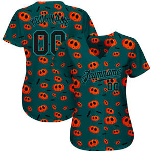 Personalizado sublimado nombre del equipo Logo Número de impresión ropa deportiva uniforme chaquetas mujeres hombres camisetas de béisbol - Product Image 2