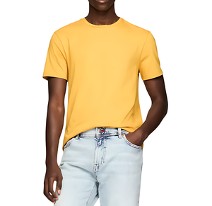 Camiseta de Cuello Redondo para Hombre, 100% Algodón, Impresión Personalizada al por Mayor, Corte Regular, Informal, Tejido de Punto Digital en la Parte Delantera, Diseño Sólido - Product Image 1