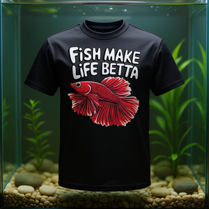 Camiseta Fish Make Life Betta para acuaristas y amantes de los peces Betta - Product Image 3