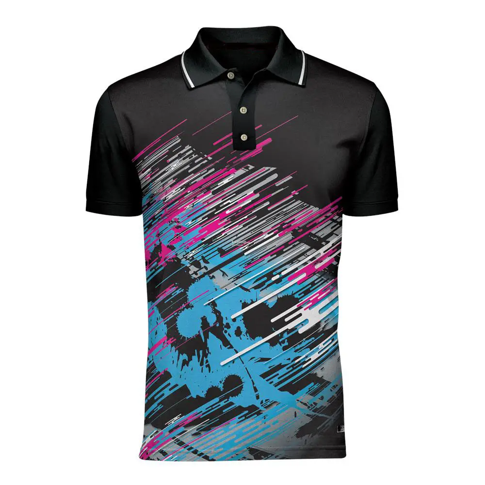 Polo personalizado de alta calidad para hombre, Camiseta deportiva de poliéster con sublimación, de Golf, venta al por mayor