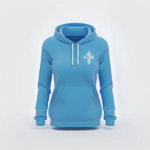 Sudaderas de Primera Calidad para Mujer, 100% Algodón, Felpa, 300g, Secado Rápido, Transpirable, Casual de Invierno, con Capucha - Product Image 1