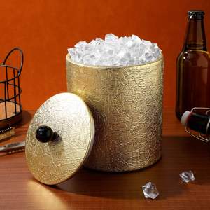 Stainless Steel Ice Bucket with Modern Luxury Design Ensures Dependable Ice Availability for <b>Drinks</b> Extended Party Sessions - Product Image 6