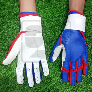Guantes de Bateo de Béisbol de Alta Calidad, Suaves y Cómodos, de Cuero Genuino, Antideslizantes, de Secado Rápido, Dedos Completos - Product Image 4