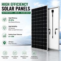 Système de stockage d'énergie solaire hybride LiFePO4 empilable de 5 kW avec onduleur et panneaux solaires pour la maison