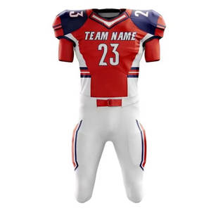 Uniforme de fútbol americano de alta calidad personalizado al por mayor bajo MOQ uniforme de fútbol americano transpirable - Product Image 2