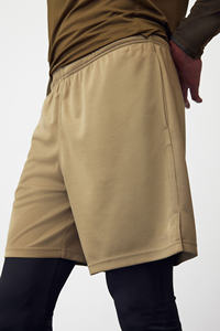 Conjunto de Camiseta y Pantalones Cortos de Verano para Hombre, Estilo Casual, Transpirable, Color Sólido, Manga Corta, Nuevo - Product Image 6