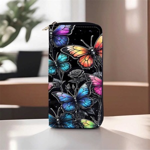 <span class=keywords><strong>Portafoglio</strong></span> Trendy 2026 per <span class=keywords><strong>Donna</strong></span> con Motivo a Farfalla <span class=keywords><strong>Rosa</strong></span>, Fermasoldi Magico per Signore - Product Image 5