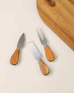 Trending Design Stainless Steel With Wooden Handle Cheese <b>Knife</b> Set Made By Skilled Artisans Exceptional Quality And Longevity - Product Image 5