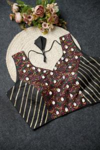 Algodón mágico de moda con fabricante y proveedor de blusa de trabajo de Gota Patti y Cowrie de Surat a la tarifa más baja - Product Image 2