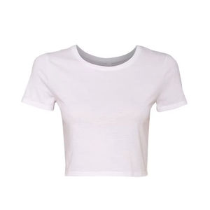 Offre Spéciale respirant et léger recadrée femmes T-Shirts vente chaude manches courtes femmes culture t-shirt - Product Image 5