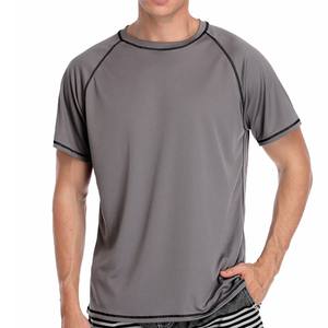 T-shirt de compression à manches courtes pour homme, à séchage rapide, rashguard, haut de sport pour la salle de sport, entraînement, fitness, respirant, léger, course à pied, sport - Product Image 6
