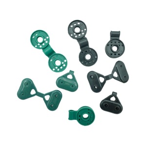 50 clips ronds en plastique noir pour toile d'ombrage, filet pare-<span class=keywords><strong>soleil</strong></span>, bâche de patio, filet anti-oiseaux, tissu d'ombrage de jardin - Product Image 1
