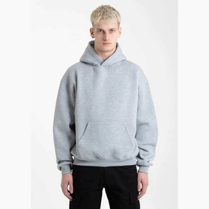 Sudadera con Capucha para Hombre, Sudadera de Forro Polar, Sudadera Lisa, Talla S - 3XL - Product Image 1