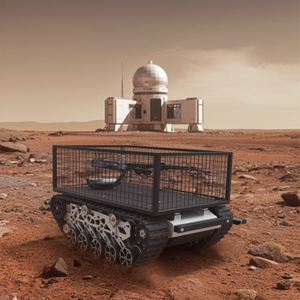 Robot Crawler Chassis With Wireless Remote Control For Transport Climbing Applications - Product Image 1