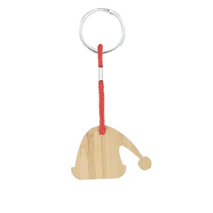 Portachiavi Personalizzato in Bambù con Moschettone Promozionale - Product Image 3