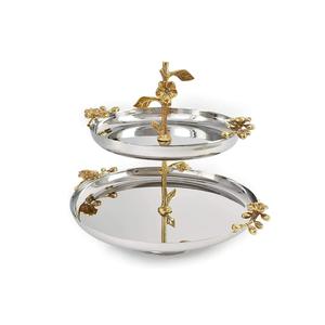 Support à plantes à deux niveaux en forme de tige d'orchidée vivante pour une décoration intérieure élégante - Product Image 2