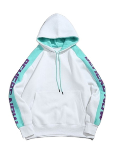 Sudadera con Capucha de Moda Invernal para Hombre, 100% Algodón, Color Personalizado, Bloques de Color en Contraste, Sudadera con Capucha Transpirable y Ecológica - Product Image 1