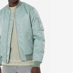 Chaqueta Bomber Unisex de Invierno, Personalizada OEM, de Alta Calidad, Transpirable, de Poliéster, con Cierre y Cuello Alto, Tallas Grandes, Precio al por Mayor - Product Image 5