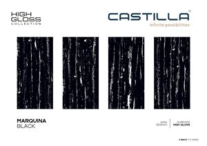 MARQUINA 600x1200mm Carreaux en porcelaine noire haute brillance Carreaux muraux en céramique émaillée antidérapante pour cuisine extérieure Europe moderne - Product Image 3