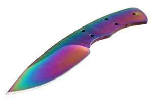 Lames de couteaux de cuisine de chef de lame vierge en acier damas forgées à la main professionnelles avec gaine en cuir - Product Image 2