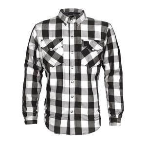 Chemise en flanelle à carreaux classique avec boutons sur le devant et poche poitrine pour homme, décontractée ou de travail, fabriquée au Pakistan, OEM - Product Image 1