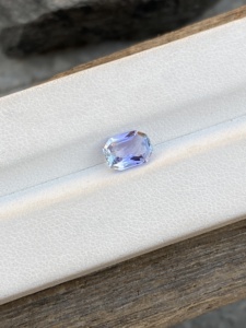 1.37ธรรมชาติกะรัตแทนซาไนต์แปดเหลี่ยมเจิดเจิดจ้าตัดไบโอสี zoisite Loupe ไม่อุ่นอัญมณีหลวมสำหรับทำเครื่องประดับ - Product Image 2